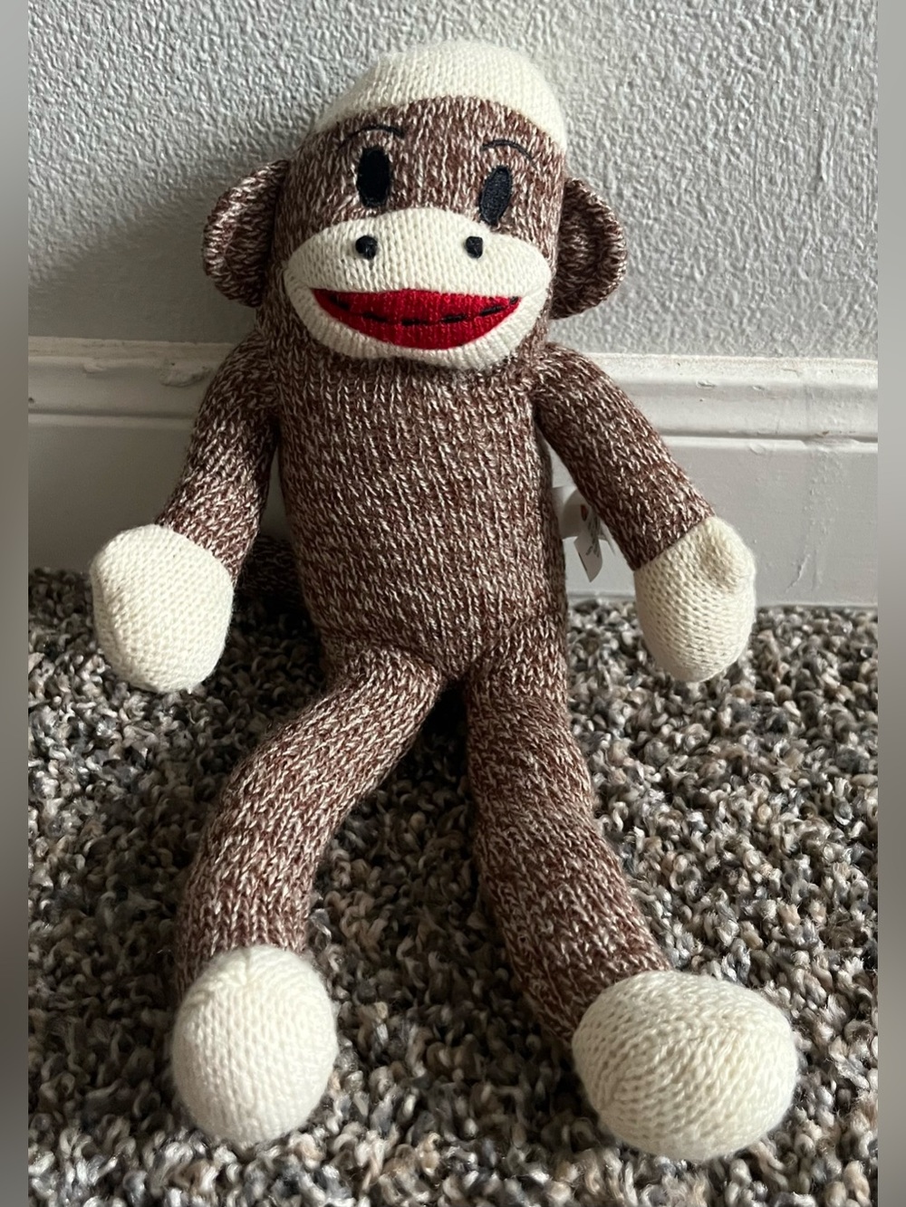 Classic Retired 2011 Maxx the Sock Monkey, Bendable Poseable